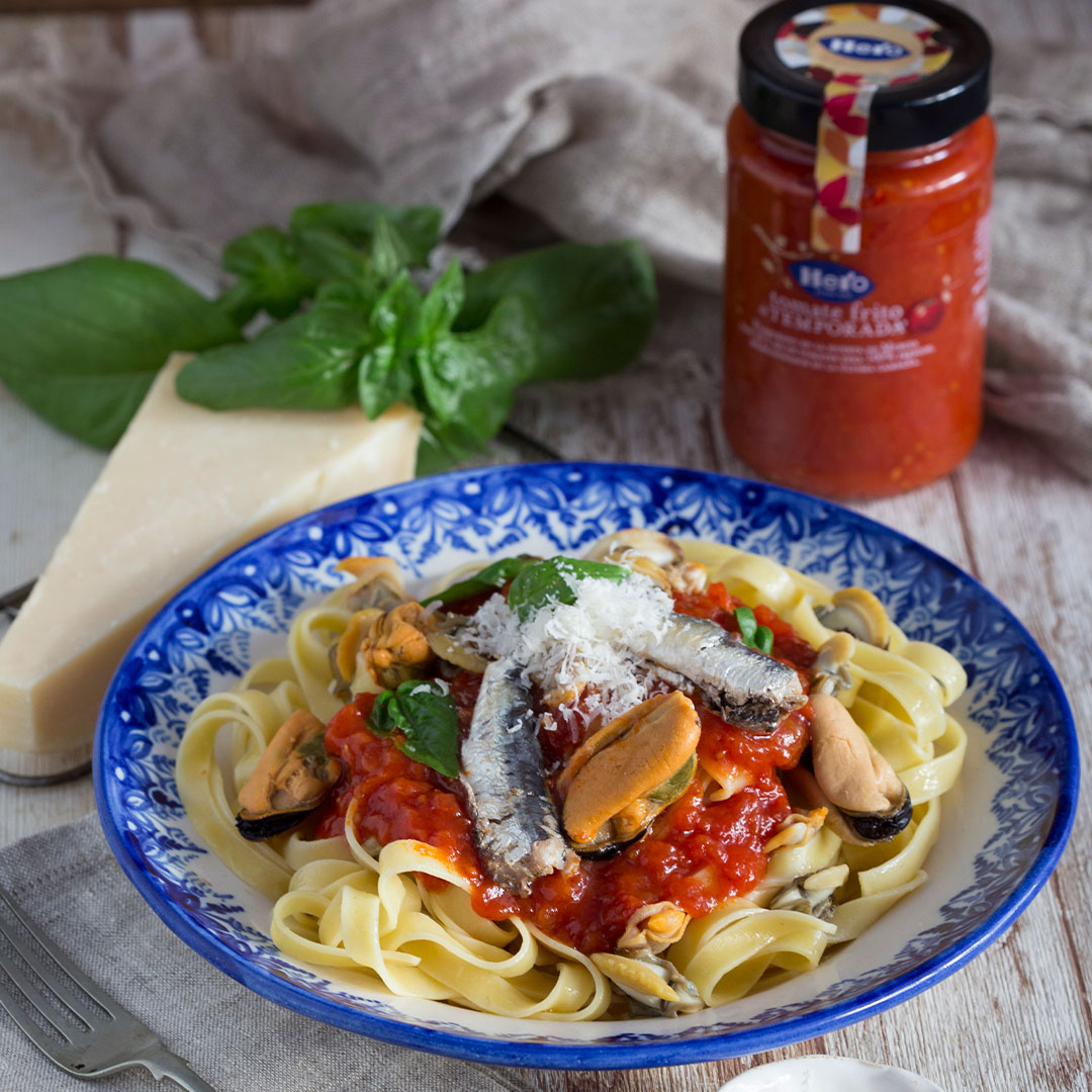 Tagliatelle a la marinera